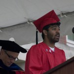 Ravid Chowdhury ’09, president of the Wesleyan Senior Class.