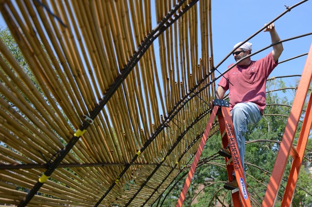 During the annual holidy Sukkot, Jews commemorate the Israelites' 40-year journey to the Holy Land.