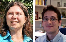 PIMMS/ Green Street Director Sara MacSorley and Assistant Professor of Mathematics Christopher Rasmussen.