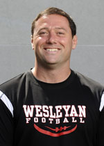 Dan DiCenzo is Wesleyan's new head football coach.