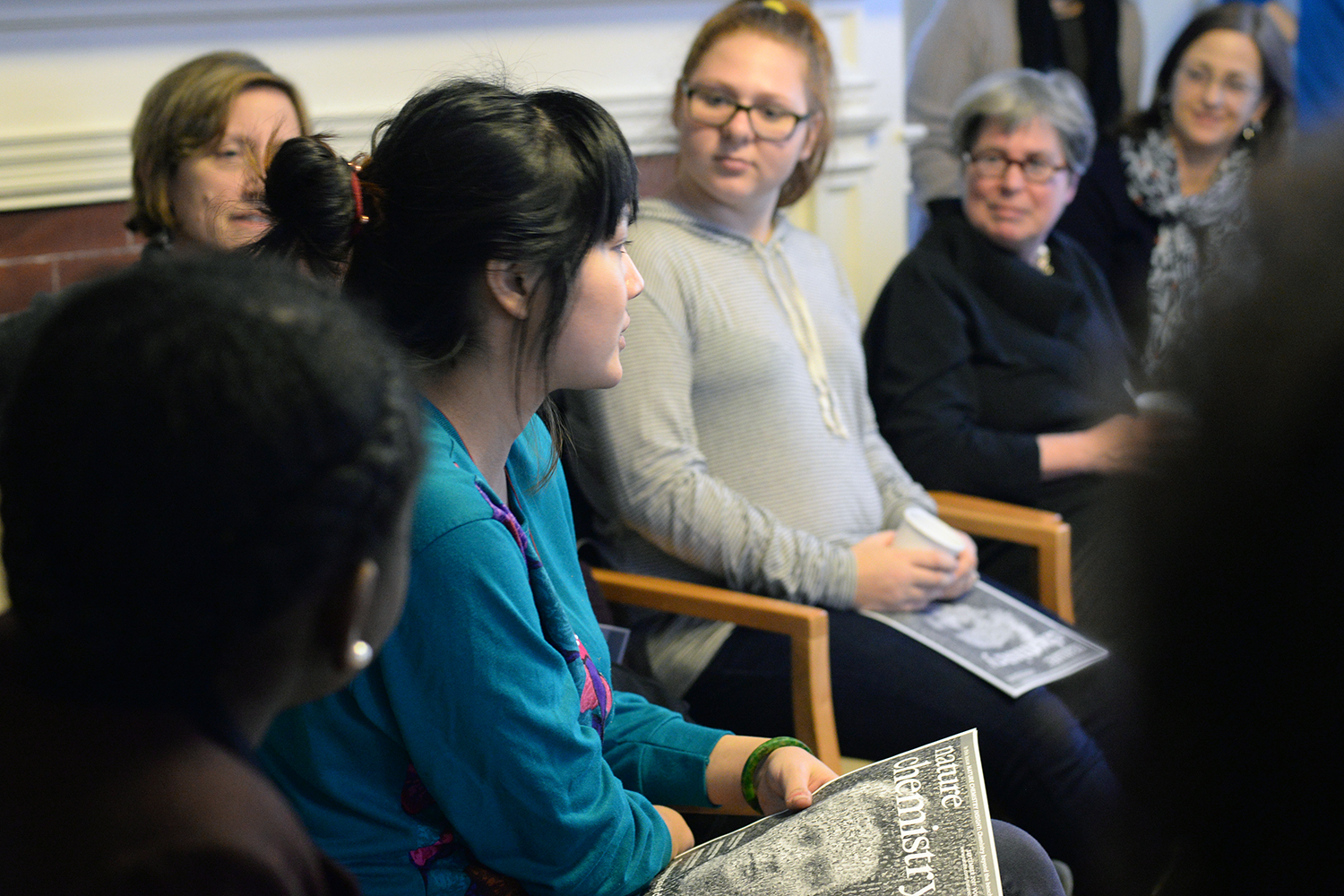 Wesleyan Women in Science Tea Reception, Feb. 19, 2015.