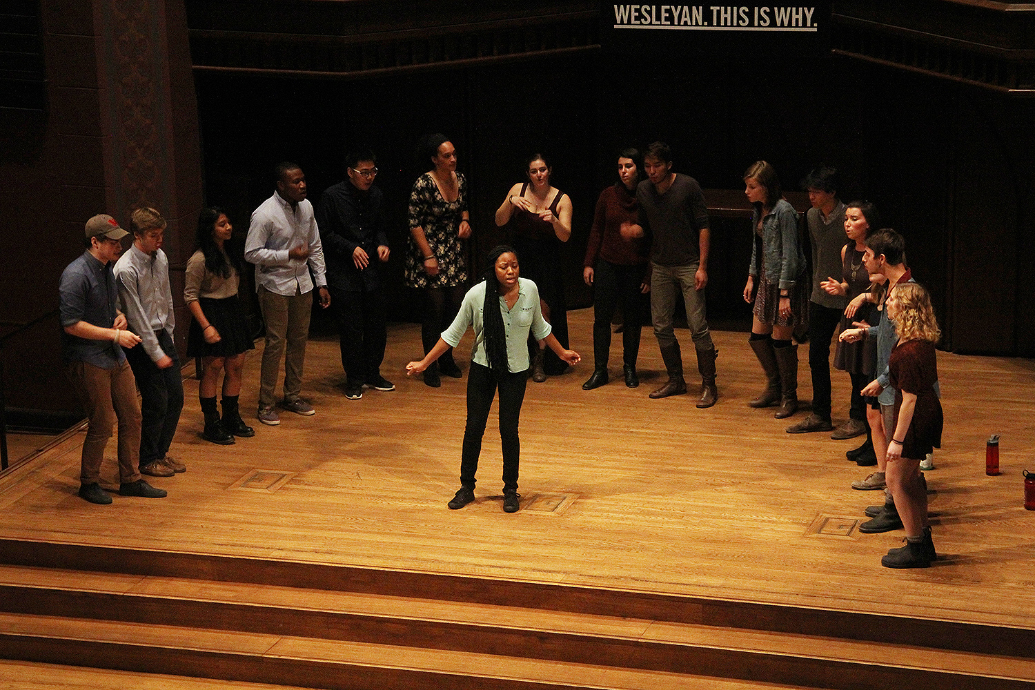 The 5th Annual Stone A Cappella Concert at Memorial Chapel on Nov. 8 featured the vocal talent of Wesleyan's many student a capella groups. (Photo by Rebecca Goldfarb Terry ’19)