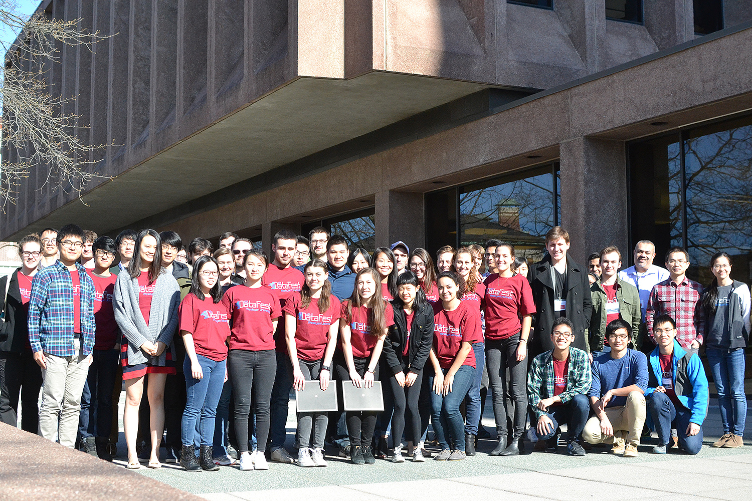Students from Wesleyan, Trinity College, Connecticut College, Yale University and the University of Connecticut participated in the American Statistical Association DataFest, hosted at Wesleyan in April. 