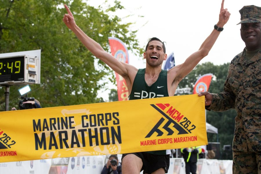 Stein '08 wins Marine Corps Marathon