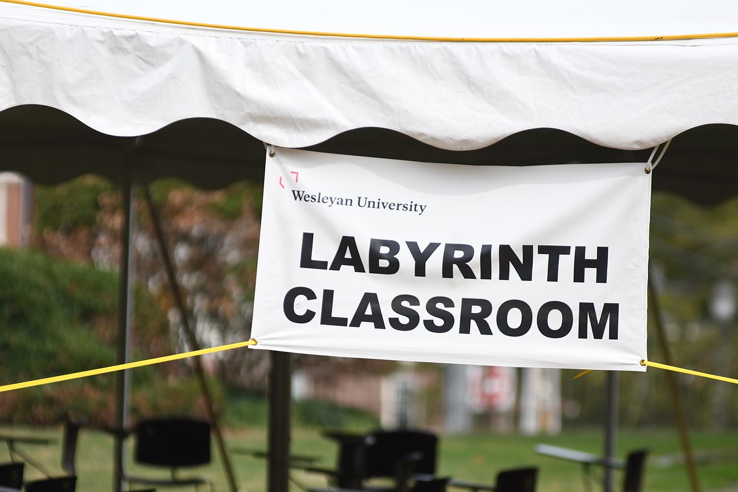 We have the Labyrinth classroom behind Skull & Serpent – these two are real 40 seat classrooms with portable AV. We store the equipment in an adjacent temp controlled trailer nightly. 
