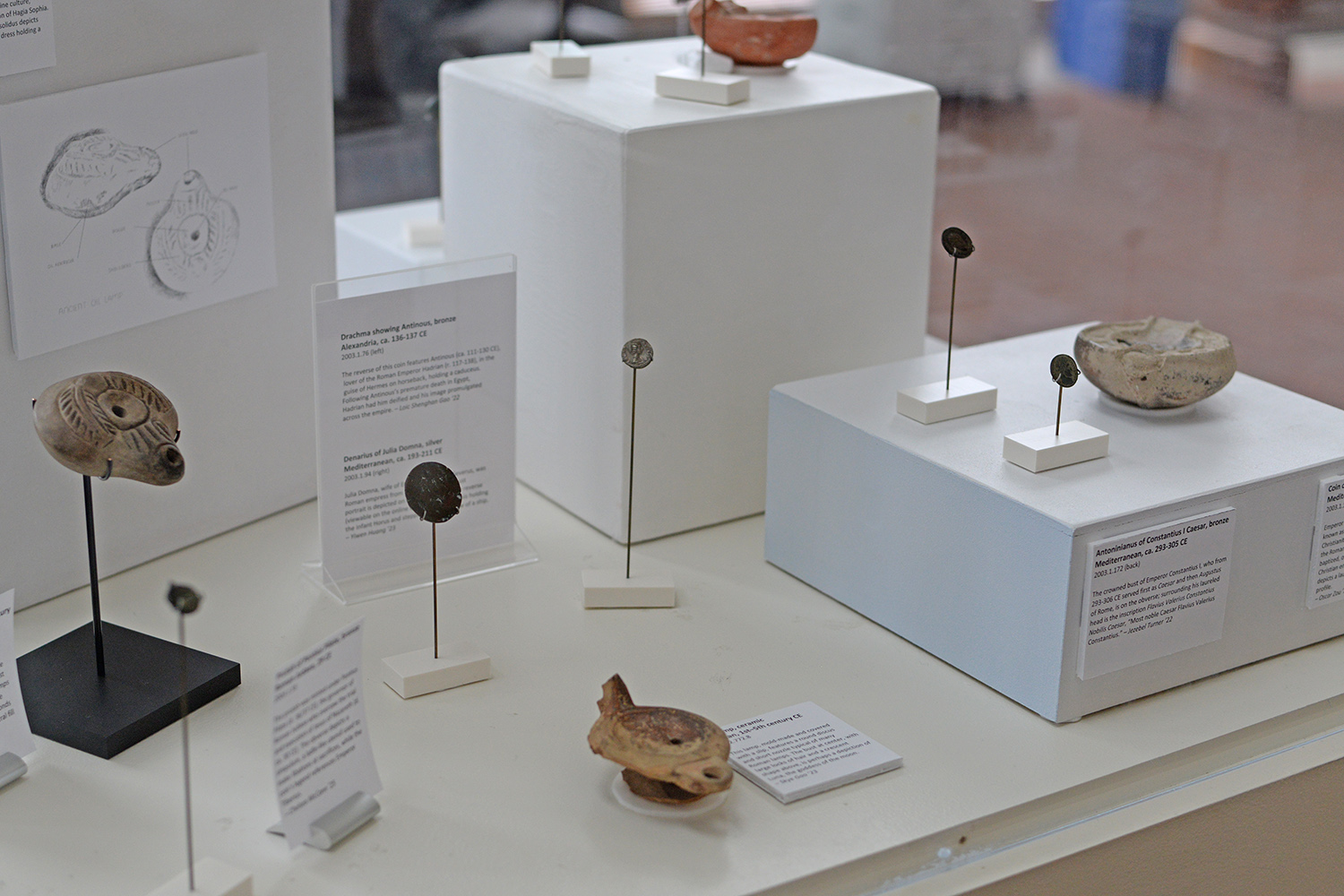 "Coinage and Clay: Lights of Late Antiquity" exhibit 