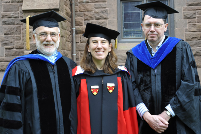 received the Binswanger Prize for Excellence in Teaching during the 2010 Wesleyan University Commencement Ceremony May 23. 