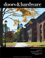 Wesleyan is featured in the Jan. 2009 issue of <i>Doors & Hardware</i>magazine. 