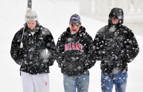 Other students sported their thoughts on an ideal winter get-a-way. (Photos by Olivia Bartlett)