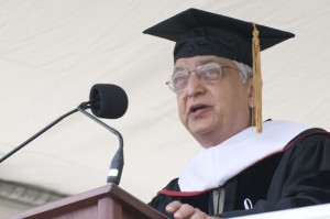 Azim Premji P ’99 received a Doctor of Humane Letters during the ceremony. 