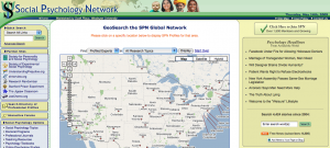 Social Psychology Network now includes a Google "mash-up" in which the global network of SPN profiles can be searched geographically. 