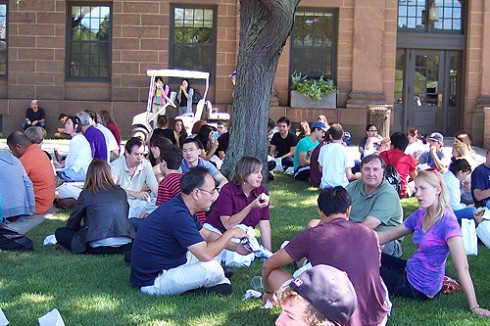 A Class of 2013 welcome picnic was held for new students and their families.