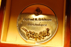 Erickson's award. 