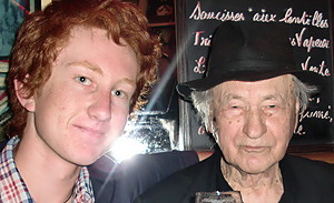 Draper spent a week with avant garde filmmaker Jonas Mekas in Paris.