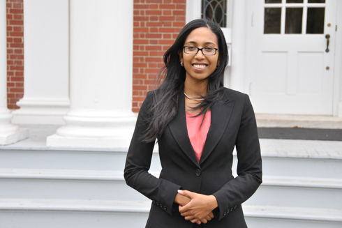 Leah Wright, assistant professor of history, assistant professor of African American studies, is an expert on United States history, African American studies and American politics. (Photo by Stefan Weinberger '10)