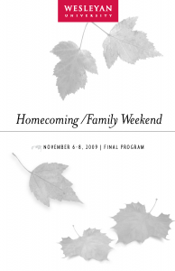 Dena Matthews helped create the Homecoming/Family Weekend program. 