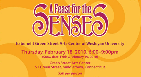 Proceeds from "A Feast for the Senses" on Feb. 18 will benefit the Green Street Art Center's AfterSchool Arts and Science Program and the GSAC Scholarship Fund. 