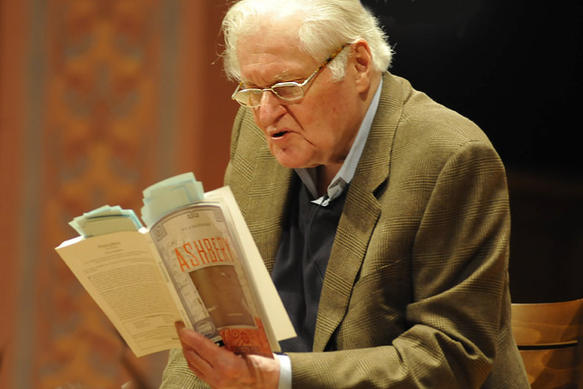 John Ashbery, the English Department's 2010 Millett Writing Fellow, read from his poetry book Feb. 17 in Memorial Chapel. 