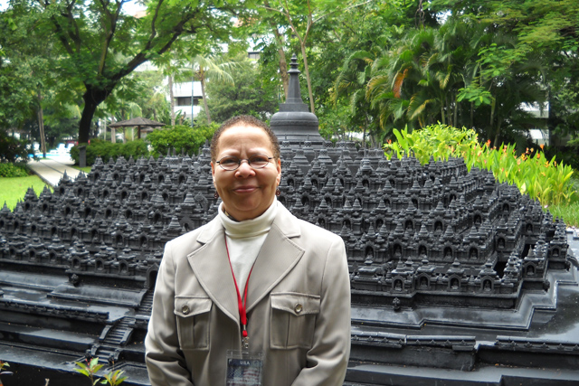 Janice Willis, professor of religion, was one of 20 American religious scholars and nonprofit leaders selected by the U.S. State Department to participate in the U.N.-sponsored, Indonesia-U.S. Interfaith Cooperation Forum, held in Indonesia, Jan. 25-27. 