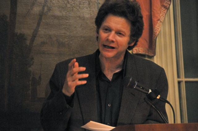 MacArthur "Genius" Peter Cole spoke on "Translating the Middle East: Where Art and Ethics Meet" March 23 in Russell House.