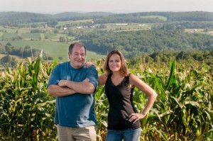 Rick Osofsky ’66 and his daughter Kate ’94, owners of Ronnybrook Farm Dairy in Ancramdale, N.Y., are providing the dairy products for Wesleyan. 