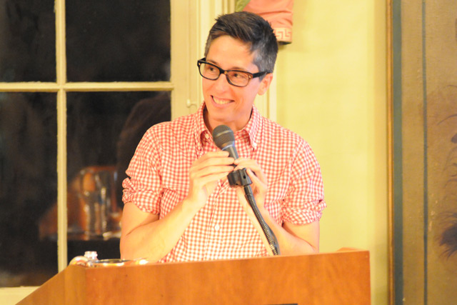 Cartoonist and author Alison Bechdel, the 2012 Jacob Julien Visiting Writer, spoke in Russell House at Wesleyan on Sept. 19. Her most recent book, released in May 2012, is a graphic novel called "Are You My Mother?"