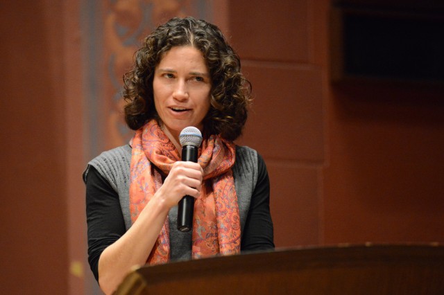 The event was emceed by Mary-Jane Rubenstein, associate professor of religion, associate professor of feminist, gender and sexuality studies. 