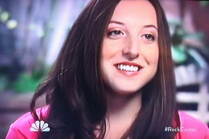 Jessica Posner '09 on NBC's Rock Center with Brian Williams. 