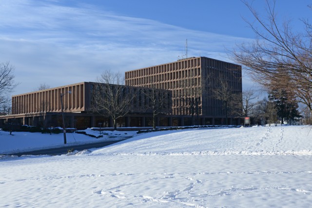 The Science Library and Exley Science Center on Jan. 3. 