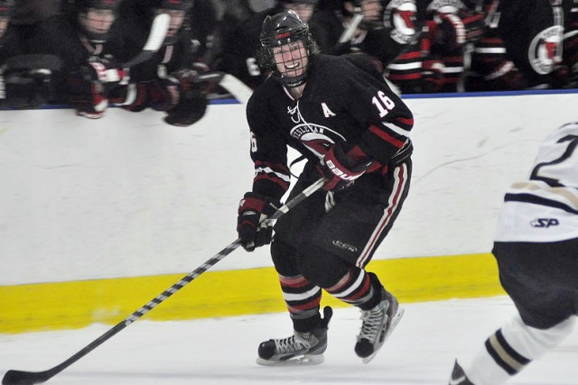 Nick Craven '13 is majoring in neuroscience and behavior. He's played hockey at Wesleyan all four years. 