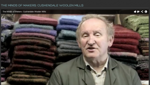 Piers Gelly ’13 and Daniel Nass ’13 documented how the Cushendale Woolen Mills in Ireland uses turn-of-the-century manufacturing techniques to produce fine wool. The film is one of nine documentaries featured in the "Mind of Makers" series.