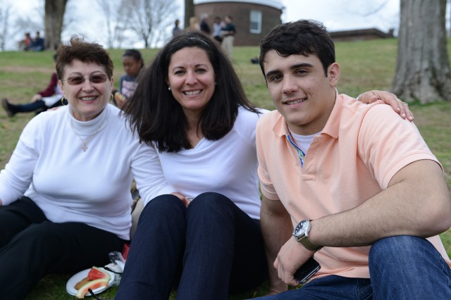 James Kellner of Verona, N.J. attended WesFest with his mother, Michele Kellner, and grandmother, Maria Montoto.