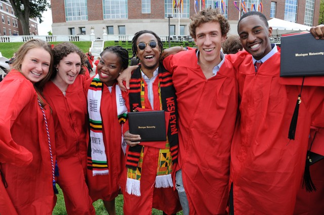 Wesleyan awarded 785 bachelor degrees to the Class of 2013. 