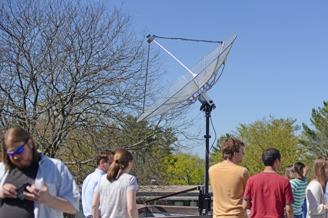 Going forward it will allow Wesleyan students to detect more remote radio sources, map galactic rotation and conduct other kinds of astronomical research. It will be an essential tool in the university’s astronomy courses.