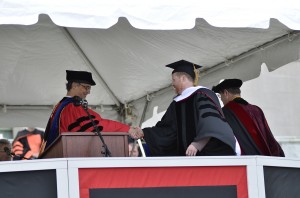 Joss Whedon received an honorary degree. 