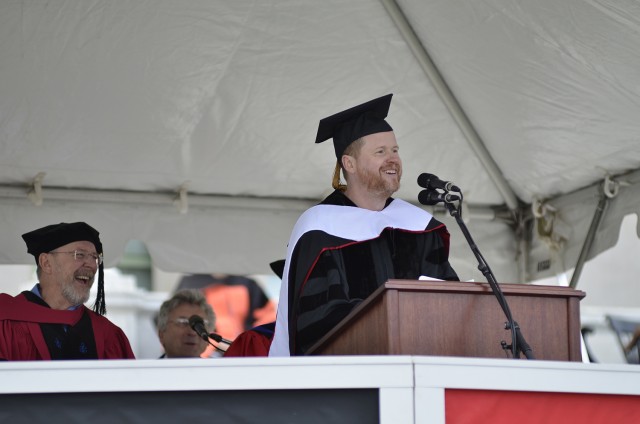 Joss Whedon '87 delivered the Wesleyan Commencement Address on May 26: