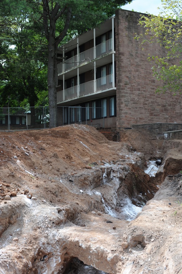 Steamline replacement near Wyllys Avenue and Mount Vernon Street. 