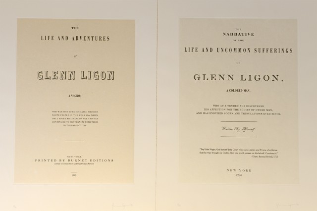 In August, artist Glenn Ligon '82, who received an honorary degree from Wesleyan in 2012, donated a series of nine etchings titled "Narratives," 1993, to the Davison Art Center. The prints respond to and rework the conventions of 19th century narratives by slaves and freed men and women. Ligon donated the prints in honor of David Schorr, professor of art. The etchings are now part of the DAC's permanent collection and are available for viewing by appointment.  