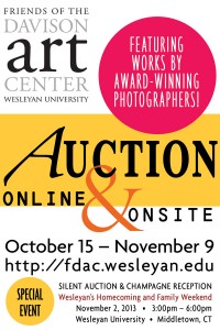 The Friends of the Davison Art Center is hosting an online auction Oct. 15-Nov. 9. An onsite auction will be held on Nov. 2. 