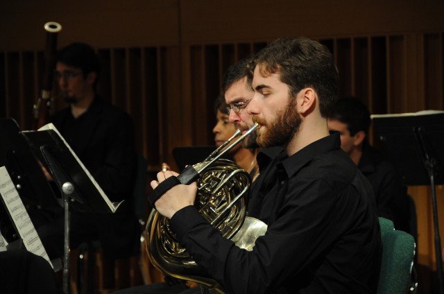 The Wesleyan University Orchestra has been an integral part of the University’s Music Department for many years. The completion  of the Center for the Arts in 1973 allowed the orchestra to begin a regular annual series of concerts