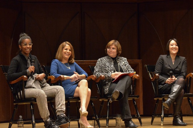 This symposium complemented a year-long programming initiative featuring women, their accomplishments, and their influence on the Wesleyan community and the world at large. The women responded to questions about their experiences as women of color at Wesleyan and afterward.