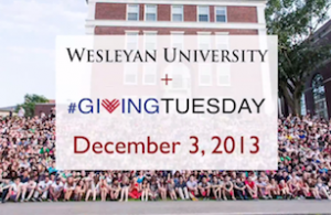 The Wesleyan community contributed more than $54,000 to the Annual Fund on Giving Tuesday, Dec. 3.