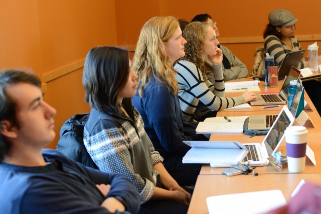 During the winter recess, Wesleyan's Career Center hosted Winter on Wyllys, a variety of career-related initiatives.  