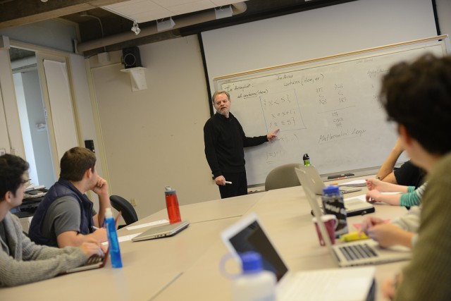 Associate Professor of Computer Science James Lipton taught “Introduction to Computer Programming." He also teaches the class during Wesleyan's Summer Session.  