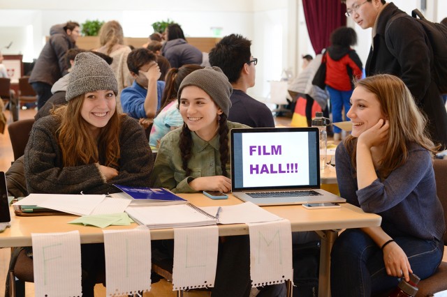 Film Hall, located on the 1st floor of Nicolson 6, is a creative environment for filmmakers and film lovers to live and work together, and use their shared knowledge and interest to further both their film and academic careers. 