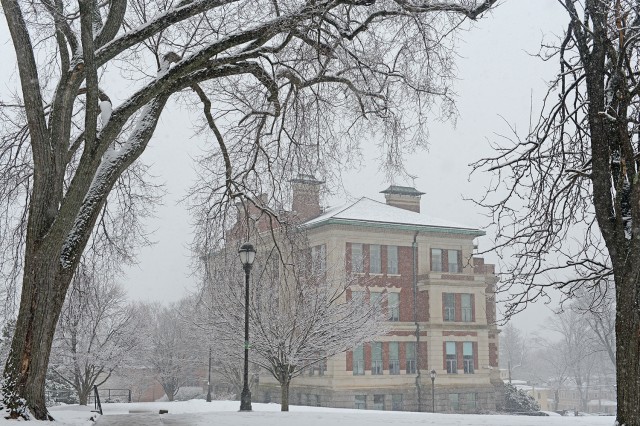 Snowy campus, Feb. 3, 2014.
