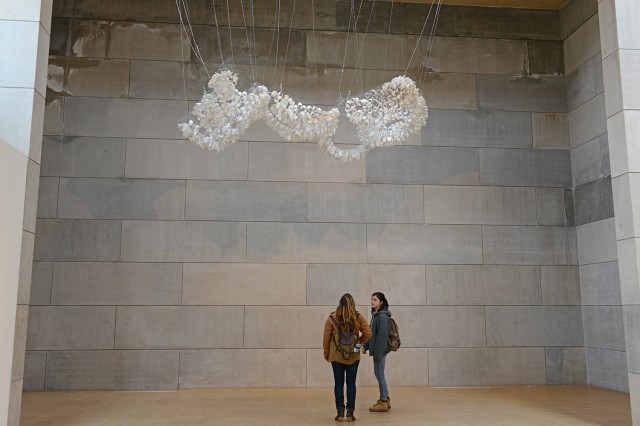 Claire Can Zhou’s senior art thesis is titled “Clouds.”