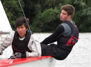 Joaquin Benares is a member of the Wesleyan Sailing Team.