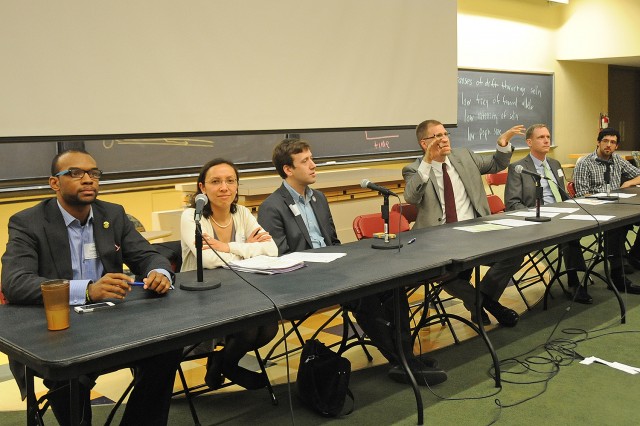 Wesleyan hosted the "Climate Justice Conference of Solutions" on April 12. Speakers lectured on the organizing, technological and policy solutions to the climate crisis and explored how taking action on climate can improve social justice, create jobs, grow business and enhance national security. 
