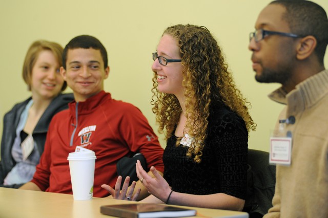 Student-to-student panel on April 16. 